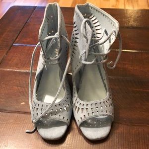 JG Light Blue Cutout Wedges